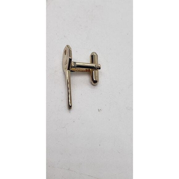 Vintage General Motors GM Key Tie Tack Clip & Cuff Links Car Truck Gold Plated - Picture 6 of 11